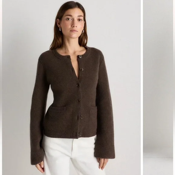 Quince - Mongolian Cashmere Structured Cardigan - price is firm - Picture 3 of 9